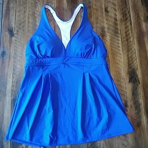 Lands' End racer back tankini.